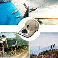 thumbnail image 4 of Baseball Cap with Solar Fan,Rechargeable Mesh Breathable Cooling Sun Hat for Outdoor Fishing Gardening Work, 4 of 5