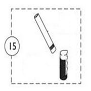 Invacare Handgrip Kit Grey 9153641206 Parts (Model No. 1123444)
