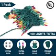 thumbnail image 2 of Cadena de luces Joiedomi 100 multicolor de 6,5 m para interiores y exteriores, 2 of 9
