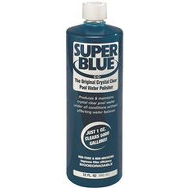 Robarb Super Blue Pool Water Clarifier, 32 Oz.