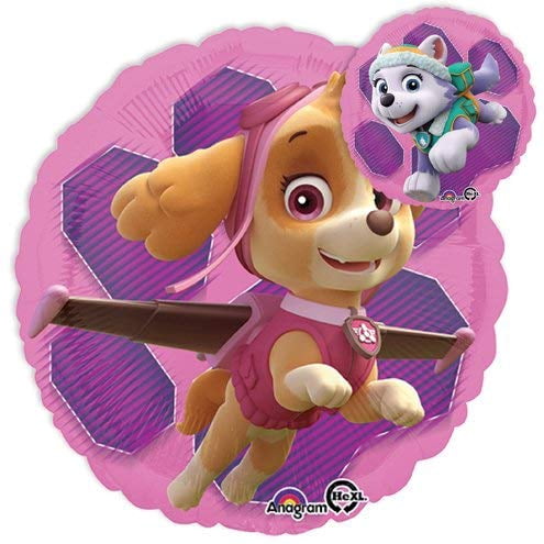 Paw Patrol Party Supplies Skye, Everest and friends 1st Birthday Balloon Bouquet Decorations