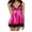Hot Pink, variant on GATXVG Silk Satin Pajamas for Women Sleeveless Long Nightgown Summer Full Slip Sleep Dress Soft Nightshirt Chemise Sleepwear Lounge Dresses S-XXXL