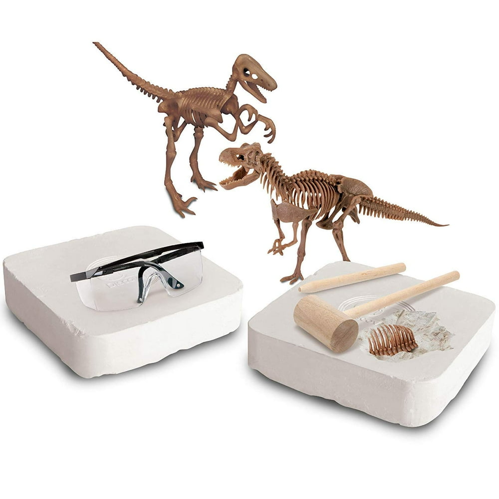 Discovery Mindblown Toy Dinosaur 3D Fossil Skeleton Excavation Kit