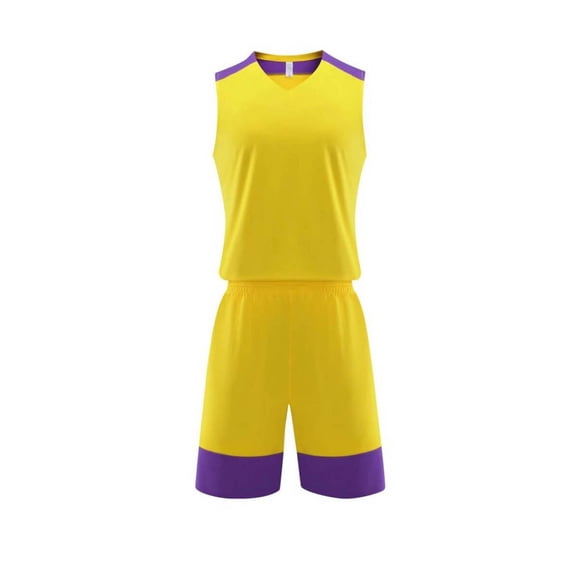 FUZHIQ Boys' Basketball Athletic Mesh Tank Top and Shorts Set Toddler to Big Kid,3-16 Years