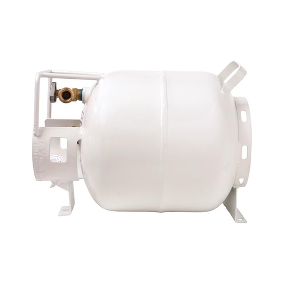 Flame King Propane Tank YSN201HZL 20 Pounds Capacity; Horizontal Mounted; Empty