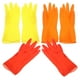 thumbnail image 4 of 6 uds guantes de goma para lavar platos guantes de limpieza de cocina guantes alargados para tareas domésticas, 4 of 5