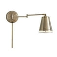 thumbnail image 2 of Metro Wall Swing Arm Lamp with Brass Finish, 2 of 2