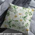 thumbnail image 2 of Castle Fairy Floral Daisy Fabric by the Yard 3 Yards,Spring Graden Sewing Fabric,Green White Fabric for Sewing,Super Cozy Room Decor, 2 of 6