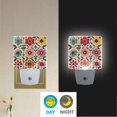 thumbnail image 2 of Yayeee LED Night Light for The Home Plug in With Light Sensors 2 Pack, Colorful Flowers, 2 of 6