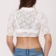 thumbnail image 6 of Camisole Tops For Women Casual White Regular Base Lace Splicing Fun Underwear Small Shirt Wrapping Chest Summer Tops For Women, 6 of 7