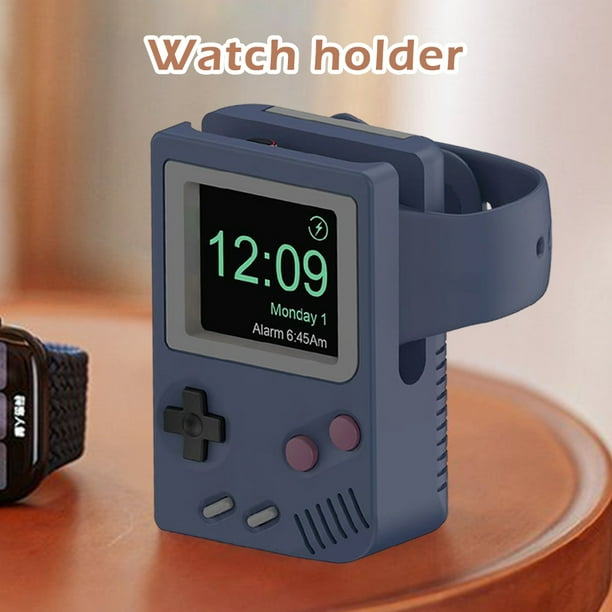 Soporte Para Cargador Soporte del soporte del cargador para Apple IWatch 8 7 6 5 4 3 2 1 Se (Azul)