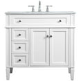 thumbnail image 5 of 36 inch single bathroom vanity in White, 5 of 16