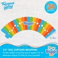 thumbnail image 3 of Blippi Party Cupcake Toppers & Blippi Cupcake Wrappers, 3 of 7
