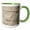 Green/White, variant on 3drose, Tan Brick Wall Stone, 15oz Mug
