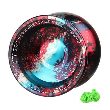 T1 Unresponsive Yoyo Competitive Yo-Yo,Alloy Yoyo for Beginners,Easy Practise Tricks,with Strings, 1