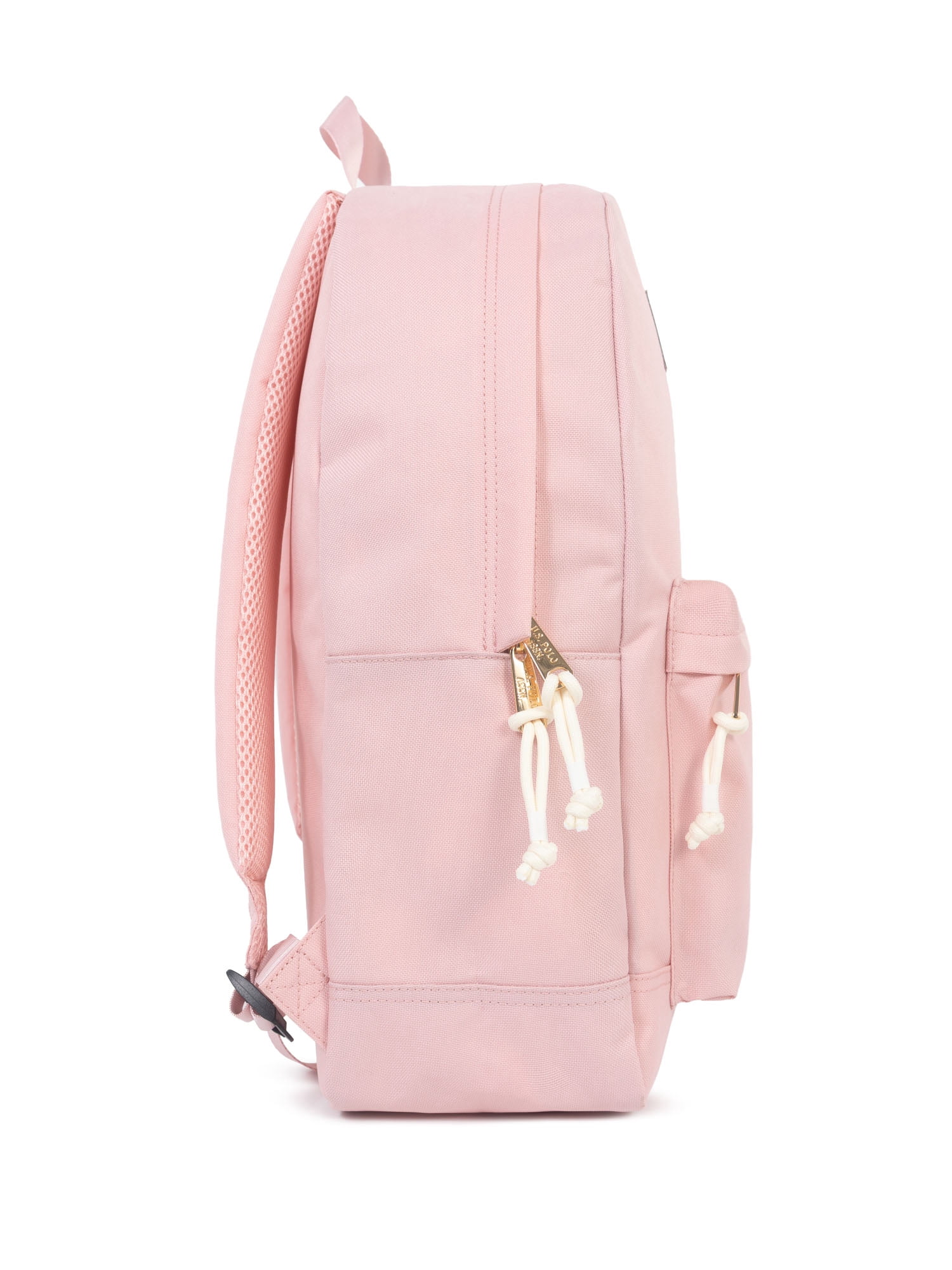 U.S. Polo Assn. Unisex Kid's 18" Solid Core Backpack, Blush