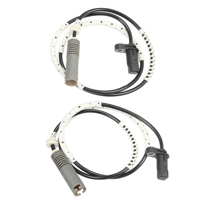 Sensor de Velocidad de Rueda Unique Bargains ABS para BMW 128i L6 3.0L E82 2008-2013 Negro 2 Piezas