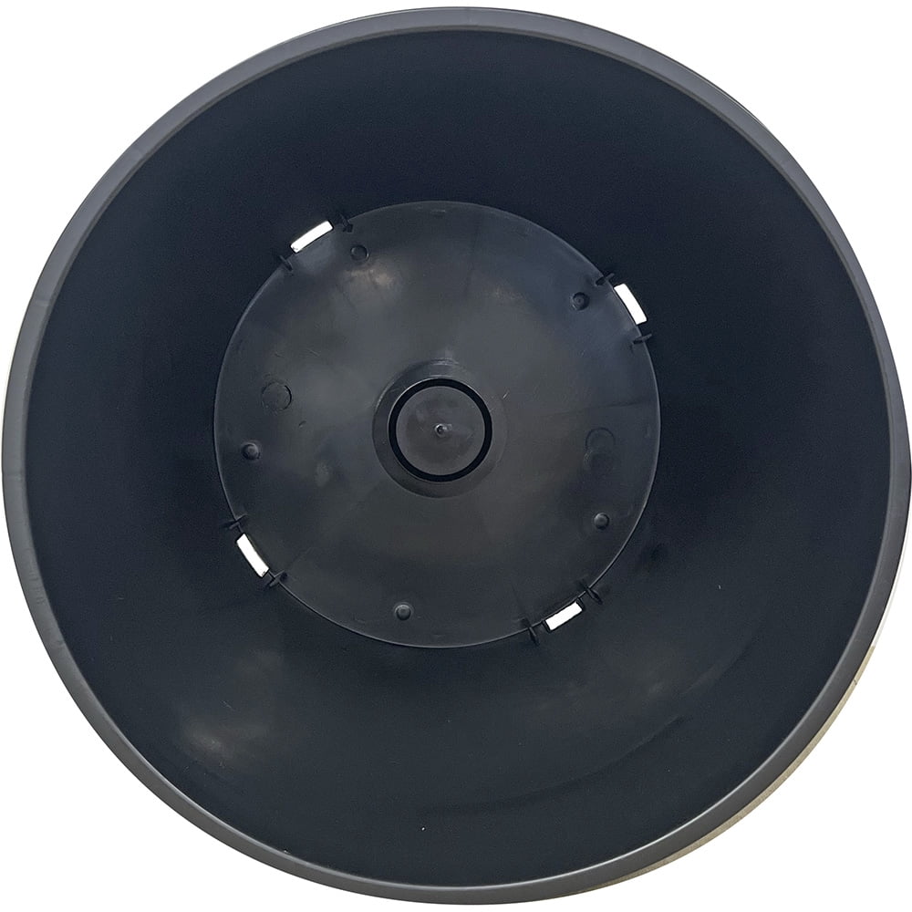 The Islander Group 3-Gallon Black Plastic Garden Pot with Drainage Holes
