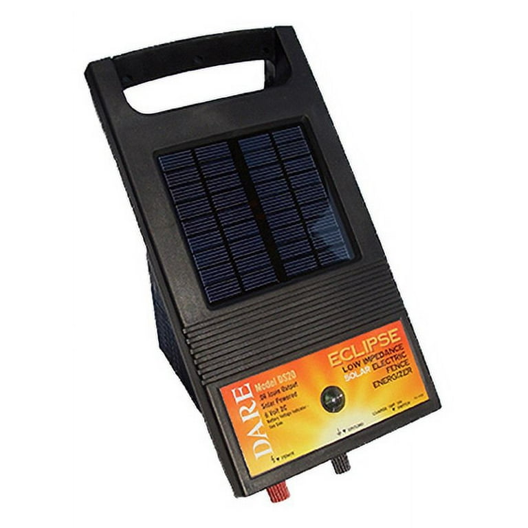 Dare Eclipse 6 V Solar-Powered Fence Energizer 3 acre Black Dare Eclipse 6 V Solar-Powered Fence Energizer 3 acre Black