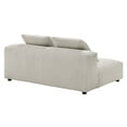 thumbnail image 6 of Modular Loveseat Sofa, Brown, Fabric, Living Room Lounge Cafe Lobby Hospitality Restaurant, Modern Contemporary, HB37172, 6 of 9