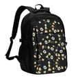thumbnail image 1 of Balery Daisy Mochila con carga USB para hombre y mujer - Mochila impermeable y antirrobo para portátil con puerto USB para viajes, trabajo, estudios y universidad, 1 of 7