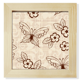 thumbnail image 1 of Marco cuadrado Unbranded Pantalla de escritorio de pared con mariposa Y flores, 1 of 4