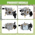 thumbnail image 5 of 544080803 Carburetor for Husqvarna 445 450 445e Chainsaw for 544082301 506450401 Air Filter Intake Manifold Repair$$Tools, 5 of 7
