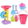 thumbnail image 4 of 1 Set 7pcs Beach Toys Sand Excavating Tools for Kids Playthings Assorted Colors Random Accessories, 4 of 5