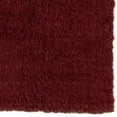 thumbnail image 3 of 3A Flokati Rug Burgundy 9x12 Hand Woven Zealand Wool Authentic Classic Decor, 3 of 3