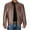 Brown, variant on Brnmxoke Leather Jacket Men Plus Size 2023 Fashion PU Faux Leather Bomber Jackets Slim Fit Stand Collar Zipper Motorcycle Biker Coat