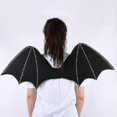 thumbnail image 5 of Alas de murciélago de accesorios para disfraces de Halloween para niños adultos con correas elásticas negras, 5 of 5