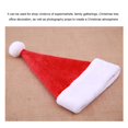 thumbnail image 4 of Injueey Sombrero de Navidad Suministros para fiestas tradicionales Traje de utilería Festival Sombreros de Papá Noel Adorno de vestimenta Celebración Kits de decoración para fiestas Injueey HA068317-00, 4 of 6