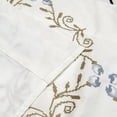 thumbnail image 4 of Home Soft Things Floral Embroidery Valance, 1 Piece, Rose Grey Blue, 19 x 60 Inches, 4 of 5