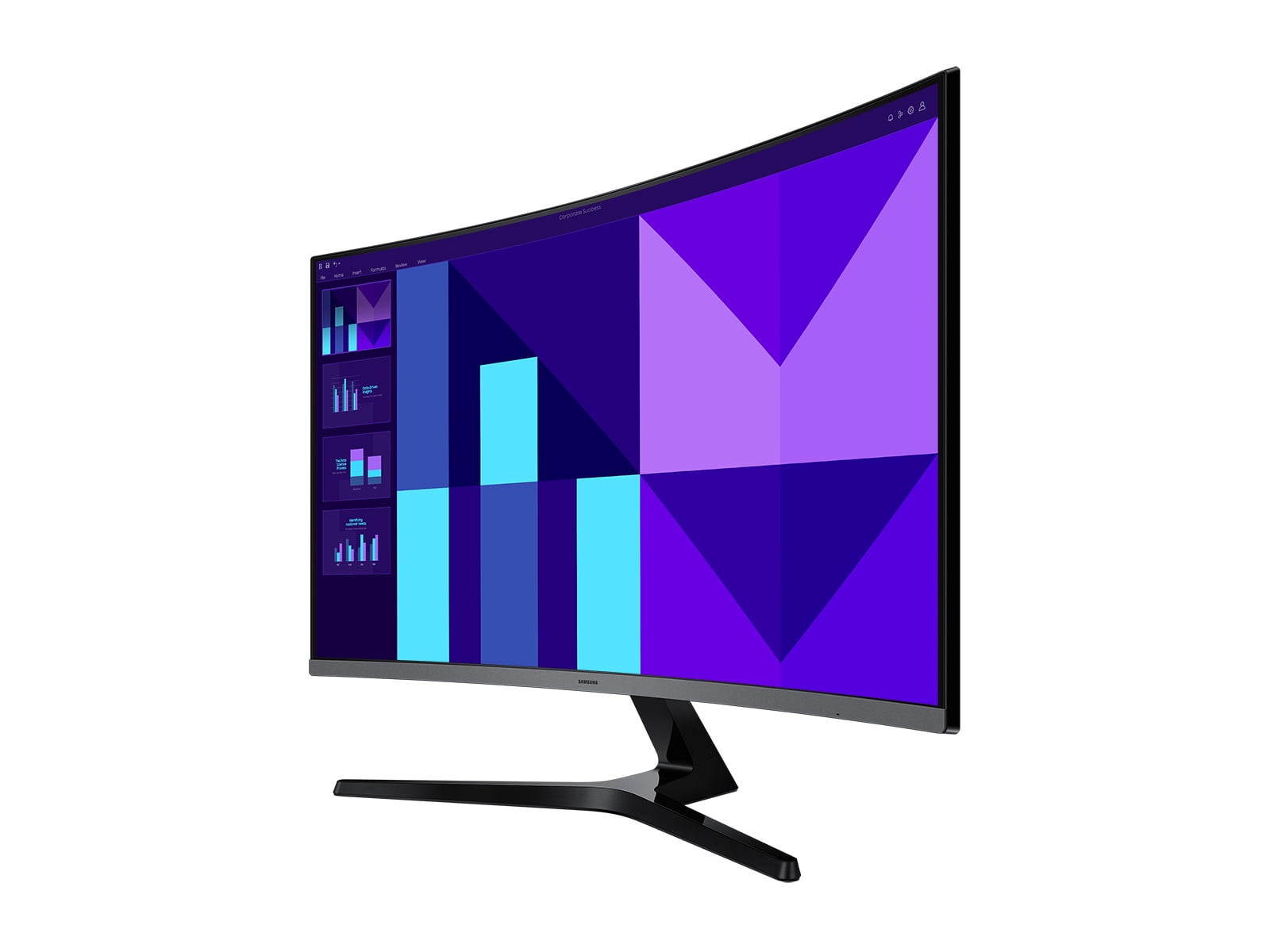 Samsung 32-Inch Essential S3 FHD 100Hz Curved Monitor - LS32D39CGANXZA