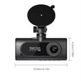 thumbnail image 4 of Xqxayjr under $5 2Pcs Dash Cam, Three Channel Dash Cam Front Inside Rear,1080P Driving Recorder with Night Vision,Parking Monitor Loop Recording Car Camera,G-Sensor Motion Detection Camera, 4 of 9