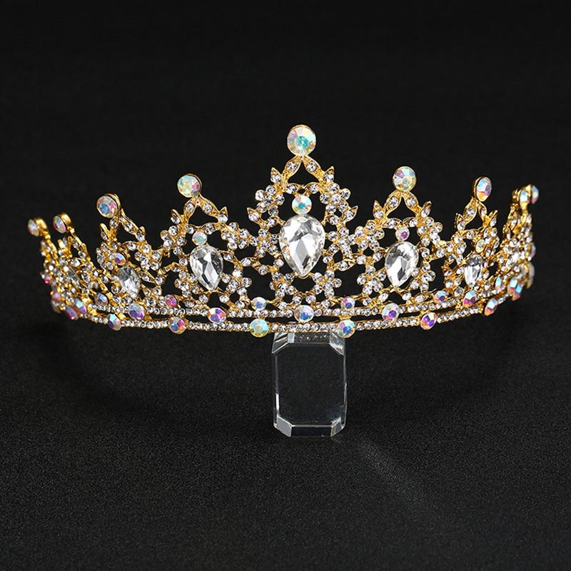 Brilliant Rhinestone Crystal Queen Tiara Headband Wedding Pageant
