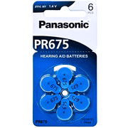 Panasonic Hearing Aid Batteries Size 675 (24 Batteries)