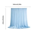 thumbnail image 3 of Rideau en Maille Bleu pour l'Extérieur, Rideaux à Passe-Tringle, Résistant à la Décoloration, Imperméables, Draperies en Polyester pour Patio, Pergola, Véranda Ensoleillée (1 Pce) par JASKFLY, 3 of 7