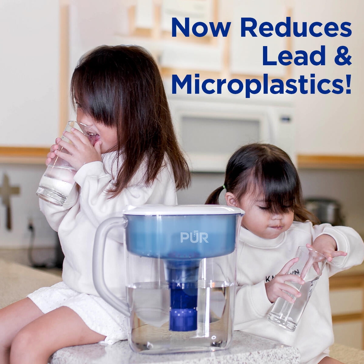 PUR PLUS 30-Cup Water Purifier Pitcher, Filtration System