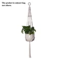 thumbnail image 2 of HOMEIORA 1 Pack Macrame Plant Hanger Indoor Hanging Planter for Plants Holder, Hanging Pot Holder Macrame Decorative Flower Pot Holder for Indoor Outdoor Boho Home Décor, 2 of 5