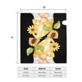 thumbnail image 4 of Bingfone Sunflower Gnomes 3 Magnetic Mailbox Cover Standard Size for Garden Yard Outdoor Decorations-21x18 in, 4 of 7