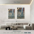 thumbnail image 3 of Elephant Stock Roben Waterfall At Mount Oyama Wall Art - Vertical Multi Panel Canvas - Living Room Wall Decor - Nature Multi Panel - Blue And Brown Decor By Utagawa Kuniyoshi - 48" x 74", 3 of 4