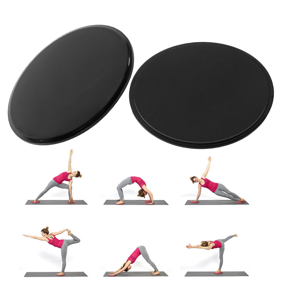 Fitness Slider Fitness Sliding Disc Fitness Equipment Disks Slider Calisthenics for Home Gym Aerobics black