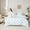 White Blue, variant on Feelyou Kawaii Pink Bowknot Bedding Comforter Set 7pcs, Cartoon Love Heart Queen Bedding Sets, Square Buffalo Plaid Reversible Queen Sheet Sets, Super Cozy Room Decor