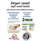 thumbnail image 3 of Secadora de Lana Grand Innovations Bolas de Lana Suave 2 Pack, 3 of 4