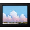 thumbnail image 2 of Hawkins, William 24x19 Black Modern Framed Museum Art Print Titled - River and Sky Meet The Clouds, 2 of 5