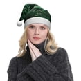 thumbnail image 5 of Cauagu Ferns Leave Green Foliage for Adult Christmas Hat,1-Pack Xmas Holiday Hat Santa Hat for Women & Men Festive Headwear Accessories Fit for Christmas/New Year/Party, 5 of 6