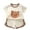 Brown, variant on Toddler Boy Clothes Boys Summer Outfits Cotton Short Sleeve T-Shirt & Shorts Set