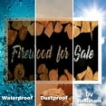 thumbnail image 6 of Firewood For Sale Yard Sign 10 Pack of 18 Inch x 24 Inch Double Sided Weatherproof Heavy-Duty Plastic with Stake | Affordable Pricing, Freshly Cut, Outdoor Display | Made in USA, 6 of 7