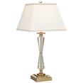 thumbnail image 2 of Stiffel Heath 31 5/8" Tall Large Traditional End Table Lamp USB Port Luxe Gold Finish Metal Crystal Single Living Room Charging, 2 of 9